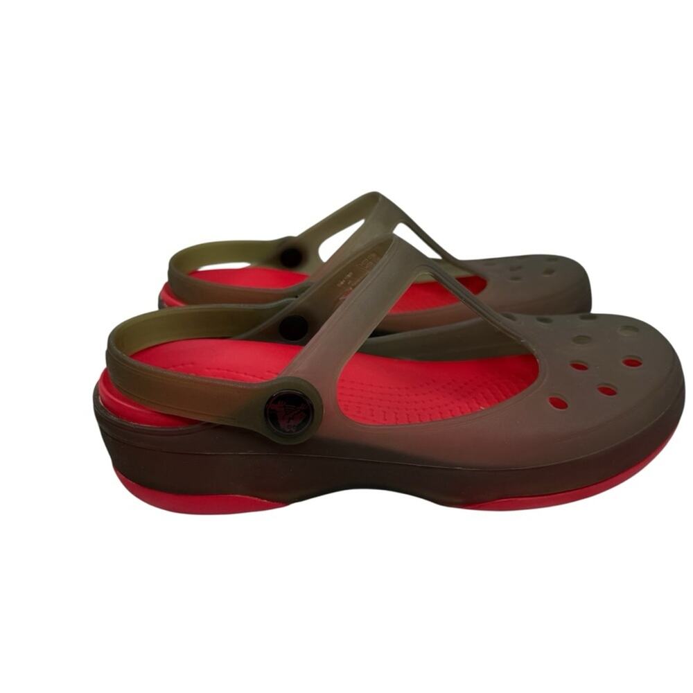 NWT CROCS CARLIE MARY JANE SHOES SIZE 4
